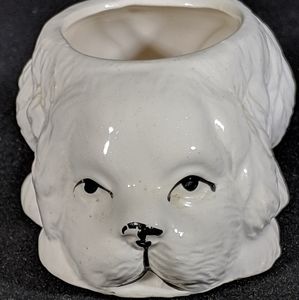 VTG 40s Made in Japan Puppy Planter